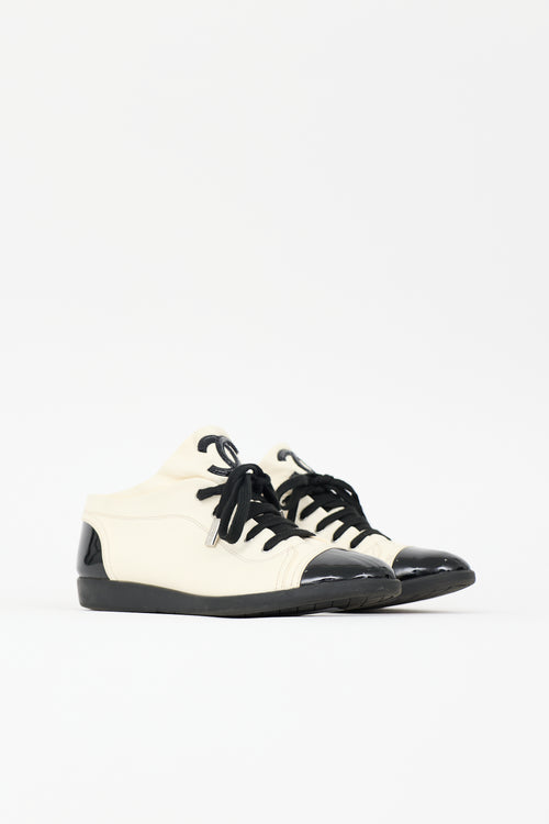 Chanel Spring 2015 Leather CC Sneaker