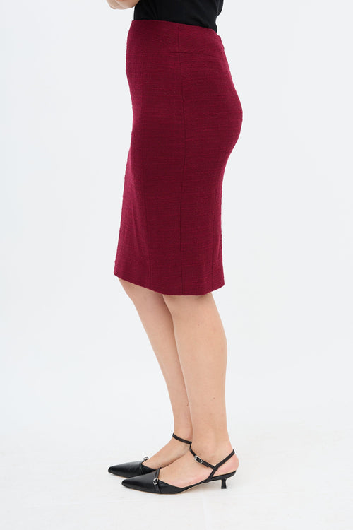 Chanel FW 1998 Wool Boucle Skirt