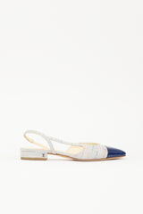 Chanel Tweed CC Slingback Heel