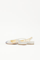 Chanel Tweed CC Slingback Heel