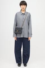 Chanel Vintage Leather Mini Square Flap Bag