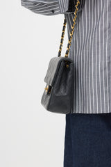 Chanel Vintage Leather Mini Square Flap Bag