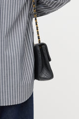Chanel Vintage Leather Mini Square Flap Bag