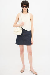 Chanel Perforated Leather East West Bag