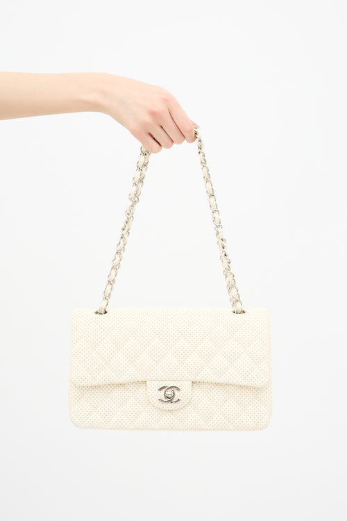 Chanel Perforated Leather East West Bag