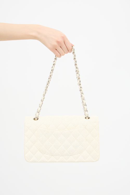 Chanel Perforated Leather East West Bag