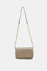 Chloé Leather & Suede C Chain Bag