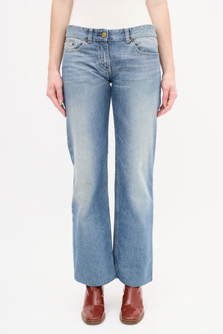 Chloé Light Wash Low Rise Jeans