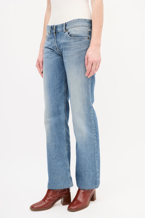 Chloé Light Wash Low Rise Jeans