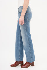 Chloé Light Wash Low Rise Jeans