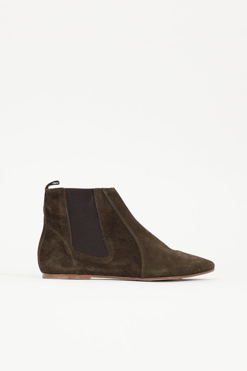 Isabel Marant Suede Chelsea Boot