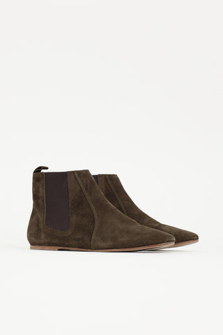 Isabel Marant Suede Chelsea Boot