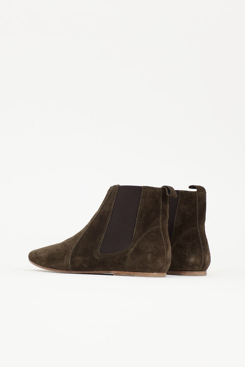 Isabel Marant Suede Chelsea Boot