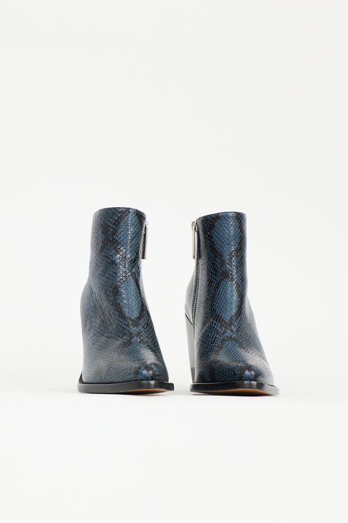 Chloé Embossed Leather Rylee Boot