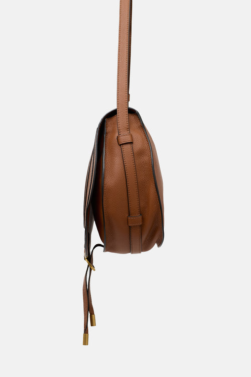 Chloé Leather Medium Marcie Saddle Bag