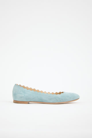 Chloé Suede Lauren Flat