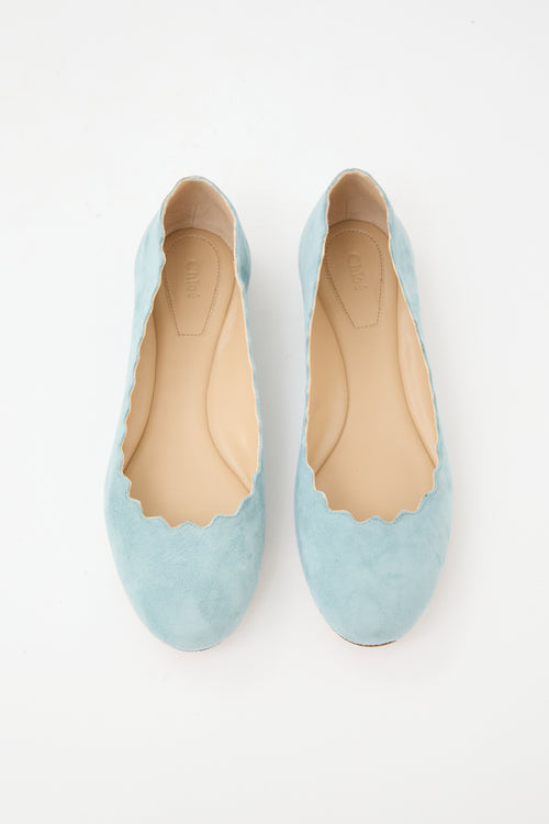Chloé Suede Lauren Flat