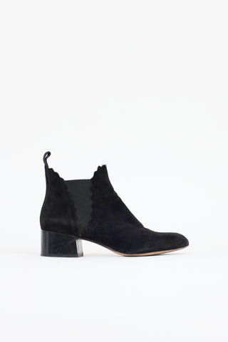 Chloé Suede Lauren Chelsea Boot