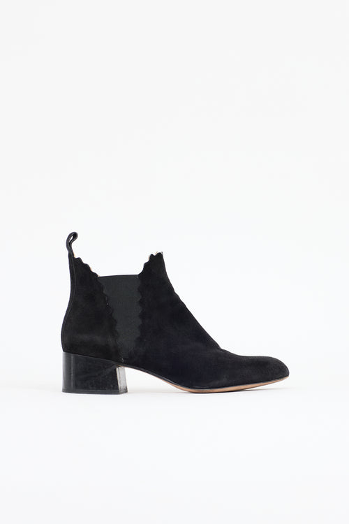 Chloé Suede Lauren Chelsea Boot