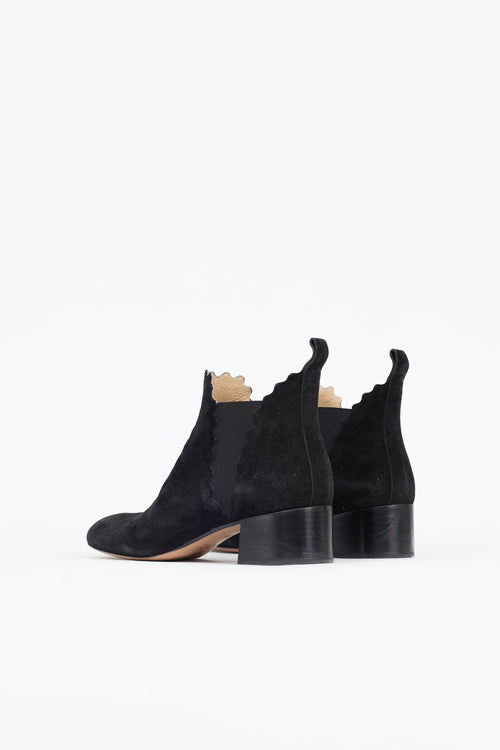 Chloé Suede Lauren Chelsea Boot