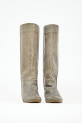 Chloé Leather Flat Boot