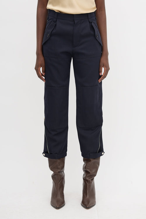 Chloé Wool Panelled Pant