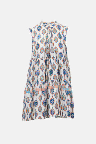 Chloé Silk Floral Sleeveless Dress