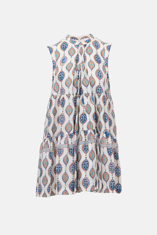 Chloé Silk Floral Sleeveless Dress