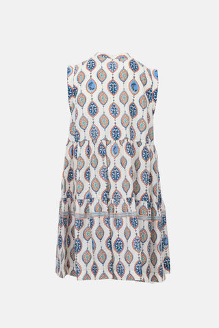 Chloé Silk Floral Sleeveless Dress