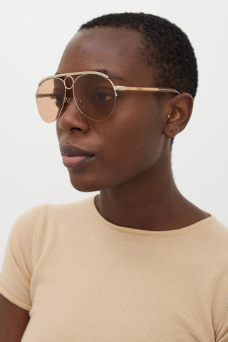 Chloé CE152S Aviator Sunglasses
