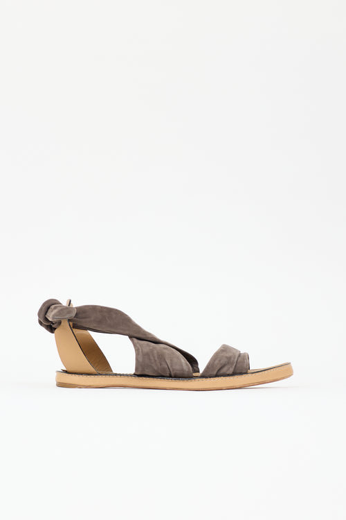 Chloé Leather & Suede Sandal
