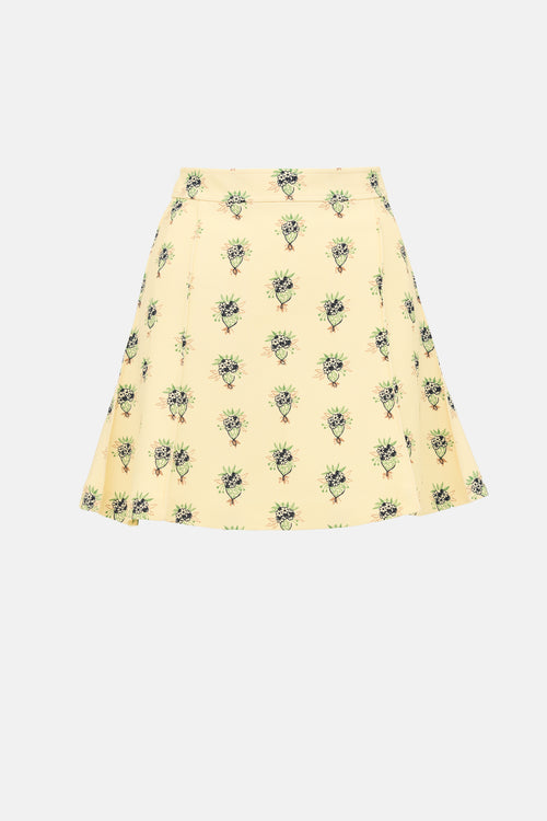 Chloé Floral Bouquet Mini Skirt