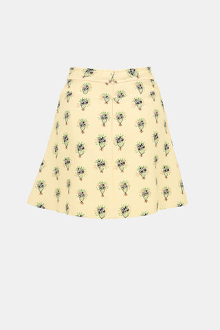 Chloé Floral Bouquet Mini Skirt