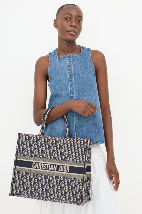 Dior 2019 Oblique Large Book Tote