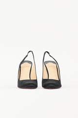 Christian Louboutin Satin Slingback Heel