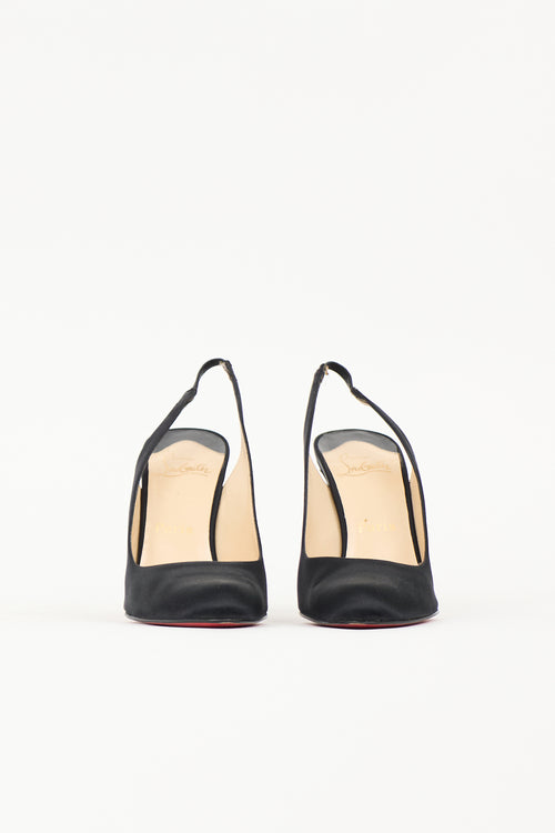 Christian Louboutin Satin Slingback Heel