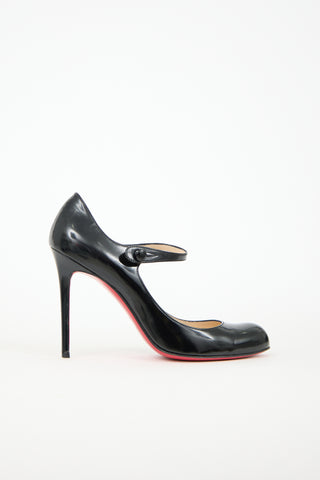 Christian Louboutin Patent Sock 70 Mary Jane Pump