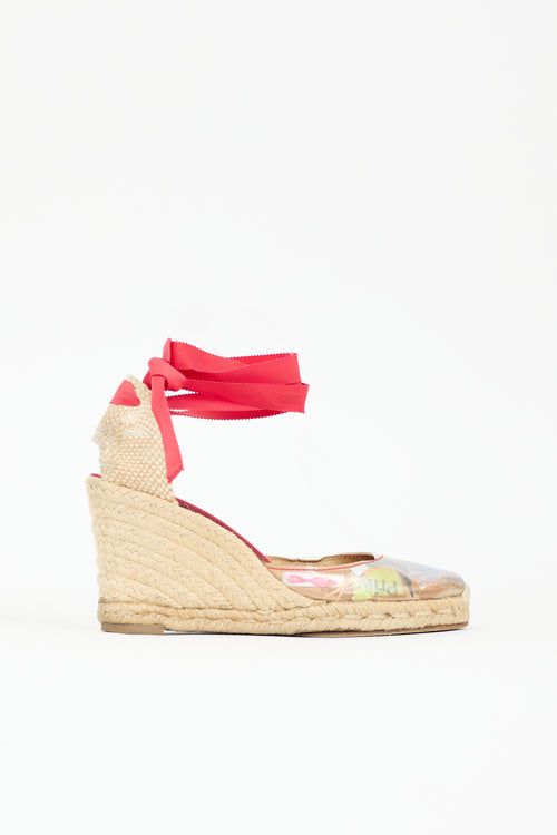 Christian Louboutin Brigitte Trash Espadrille Heel