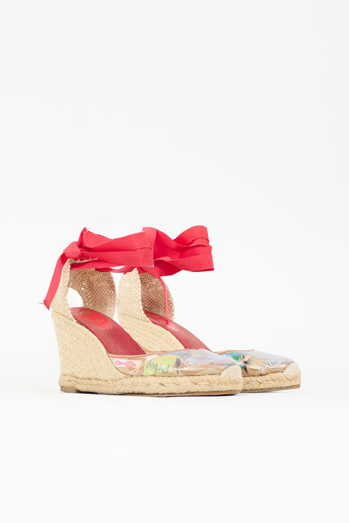 Christian Louboutin Brigitte Trash Espadrille Heel