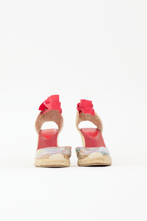 Christian Louboutin Brigitte Trash Espadrille Heel