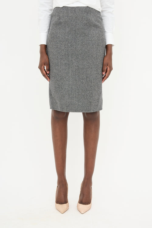 Dior Wool Pencil Skirt
