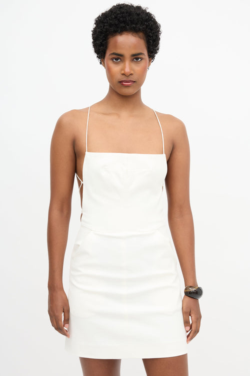 Christopher Esber Cover Up Apron Dress