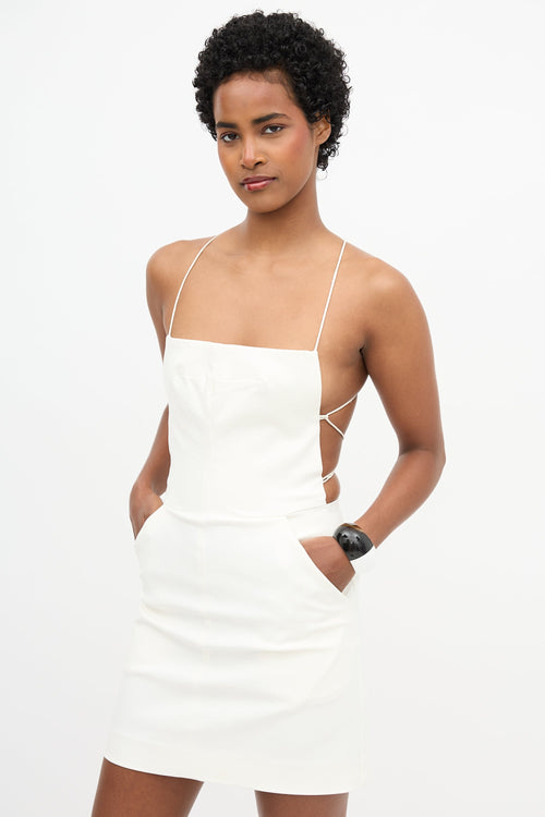 Christopher Esber Cover Up Apron Dress