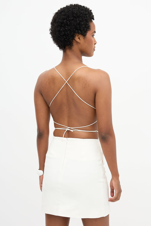 Christopher Esber Cover Up Apron Dress