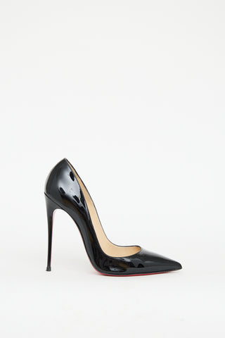 Christian Louboutin Black Patent So Kate Pump