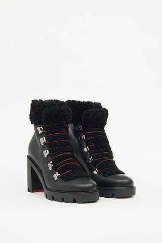 Christian Louboutin Black Edelvizer High Heel Boot