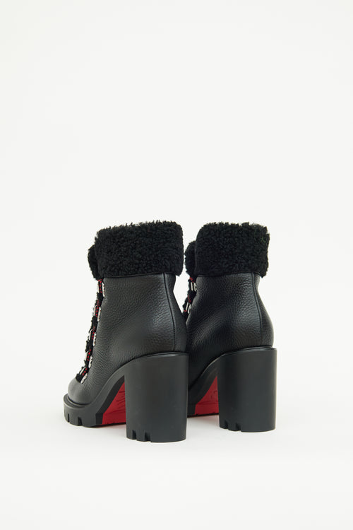 Christian Louboutin Black Edelvizer High Heel Boot