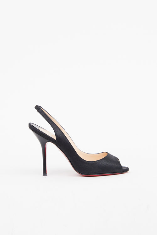 Peep Toe Slingback Heel