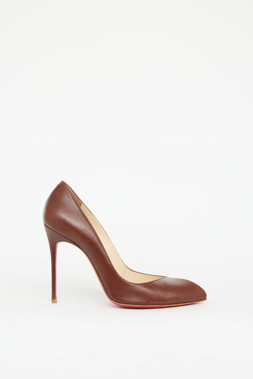 Christian Louboutin Brown Leather Pump