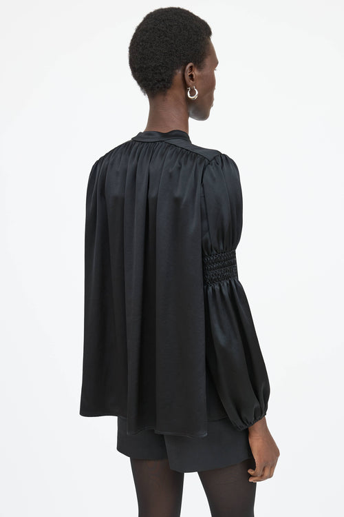 CO Satin Button Up Shirt